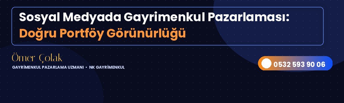 Sosyal Medyada Gayrimenkul Pazarlaması: Doğru Portföy Görünürlüğü
